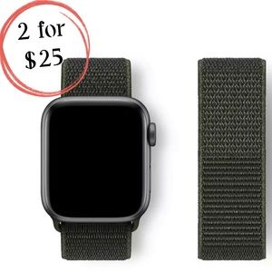 Army Green Sport Loop Band for Apple iWatch